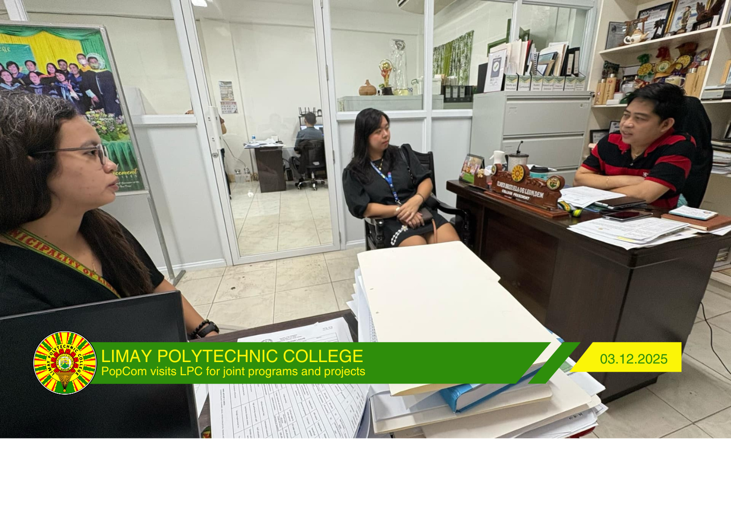 PopCom visits LPC for joint programs and projects