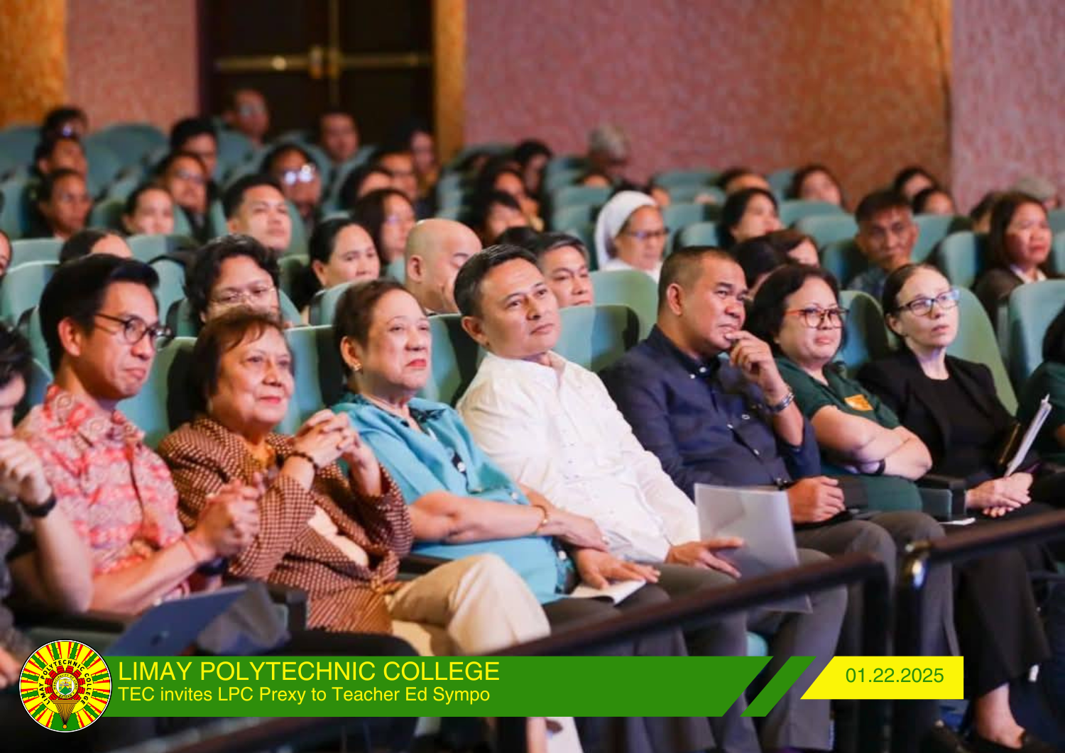TEC invites LPC Prexy to Teacher Ed Symposium