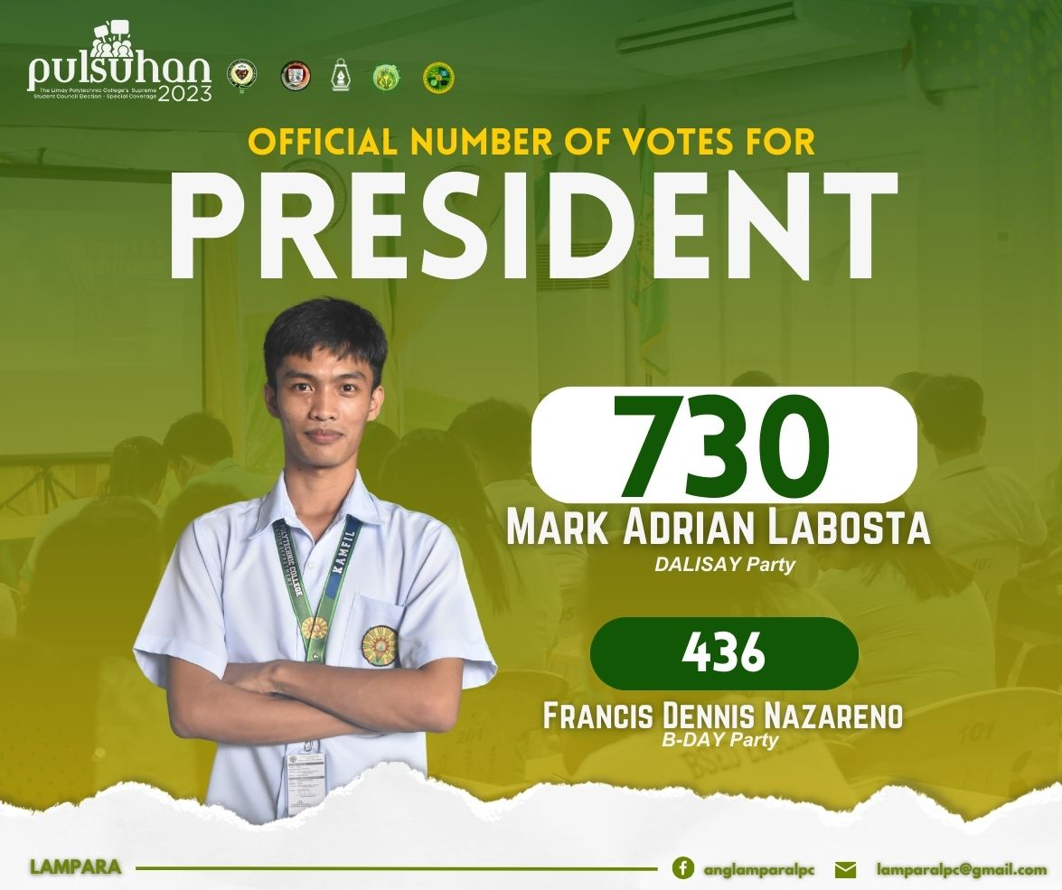 Labosta dominates SSC prexy poll