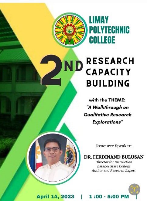 LPC-RDE stages 2nd Research Cap-B for faculty and staff