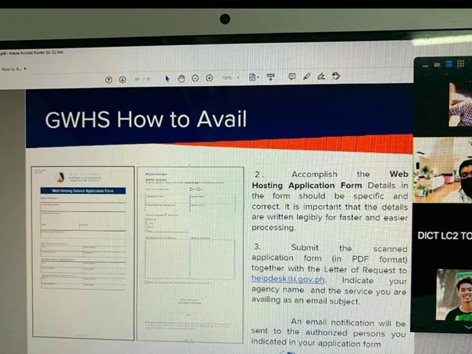 Government Web Hosting Service (GWHS) and Domain Name System (DNS) Training