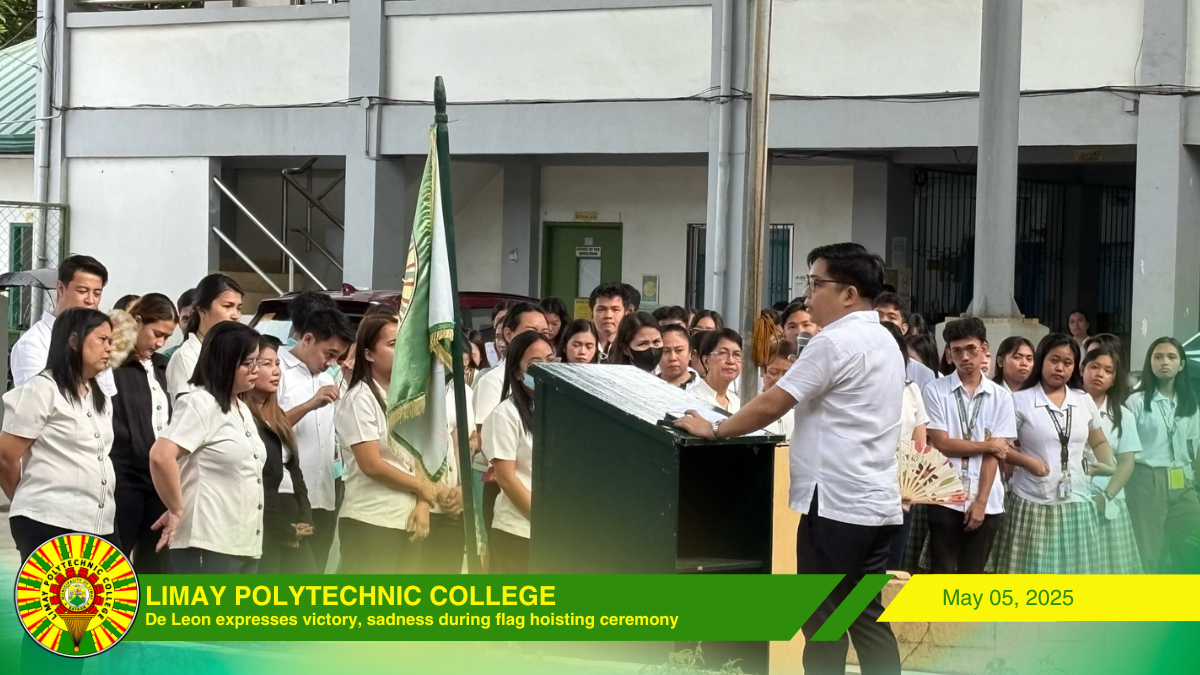 De Leon expresses victory, sadness during flag hoisting ceremony