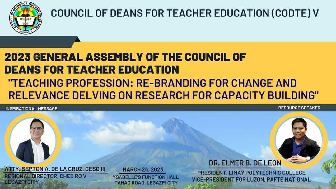 Dr. De Leon delivers lecture in CODTE 5 general assembly