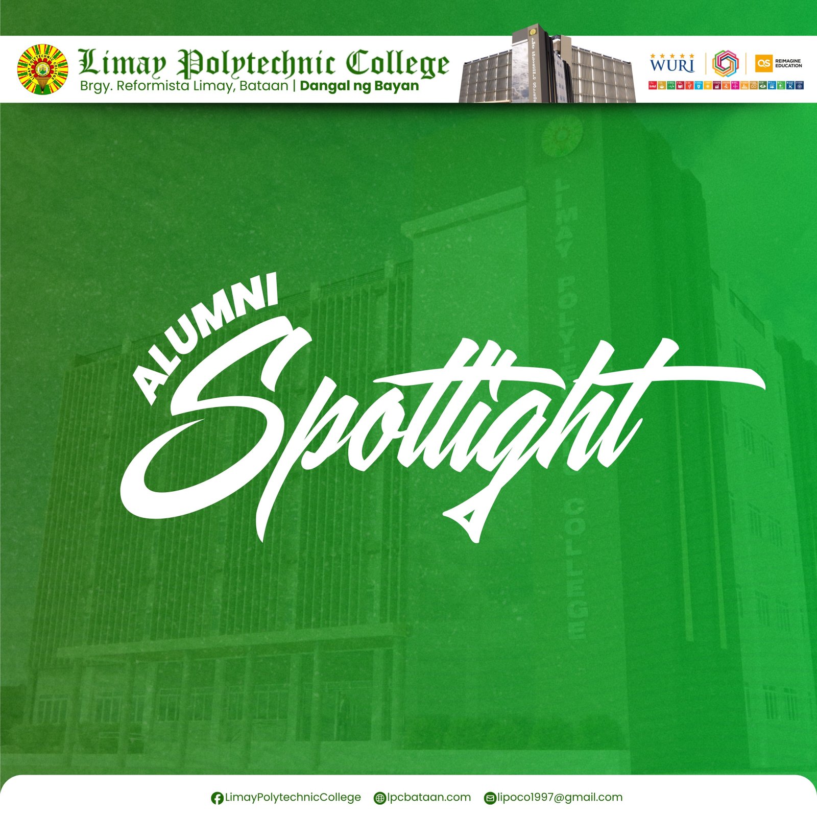 𝗔𝗟𝗨𝗠𝗡𝗜 𝗦𝗣𝗢𝗧𝗟𝗜𝗚𝗛𝗧 | LPC extends its warmest congratulationst to the two LPCian alumnus