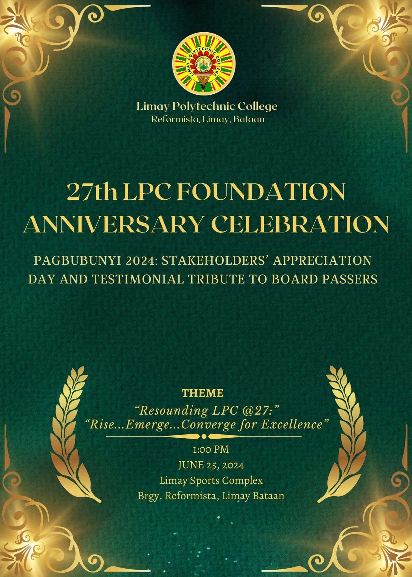 LPC recognizes LET Passers 2024.