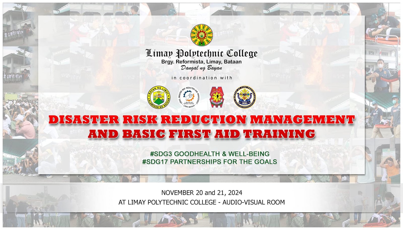 LPC to conduct DRRM and Basic First Aid Training 2024