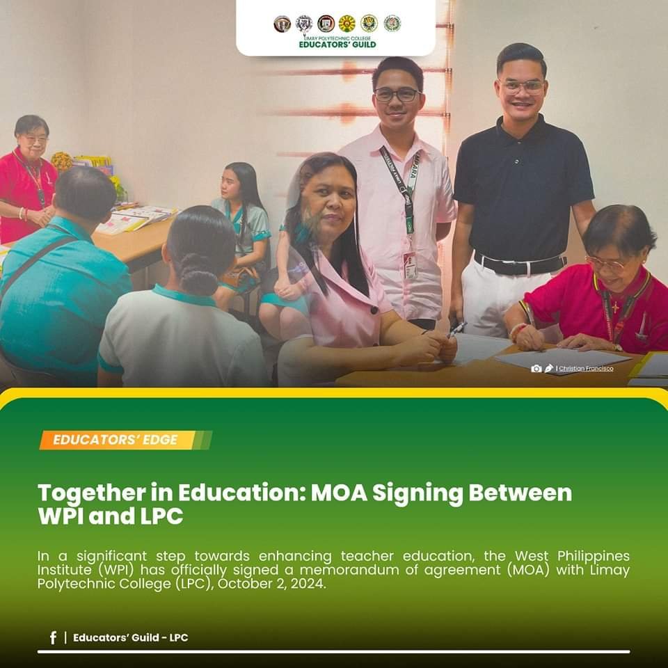 𝐓𝐨𝐠𝐞𝐭𝐡𝐞𝐫 𝐢𝐧 𝐄𝐝𝐮𝐜𝐚𝐭𝐢𝐨𝐧: 𝐌𝐎𝐀 𝐒𝐢𝐠𝐧𝐢𝐧𝐠 𝐁𝐞𝐭𝐰𝐞𝐞𝐧 𝐖𝐏𝐈 𝐚𝐧𝐝 𝐋𝐏𝐂