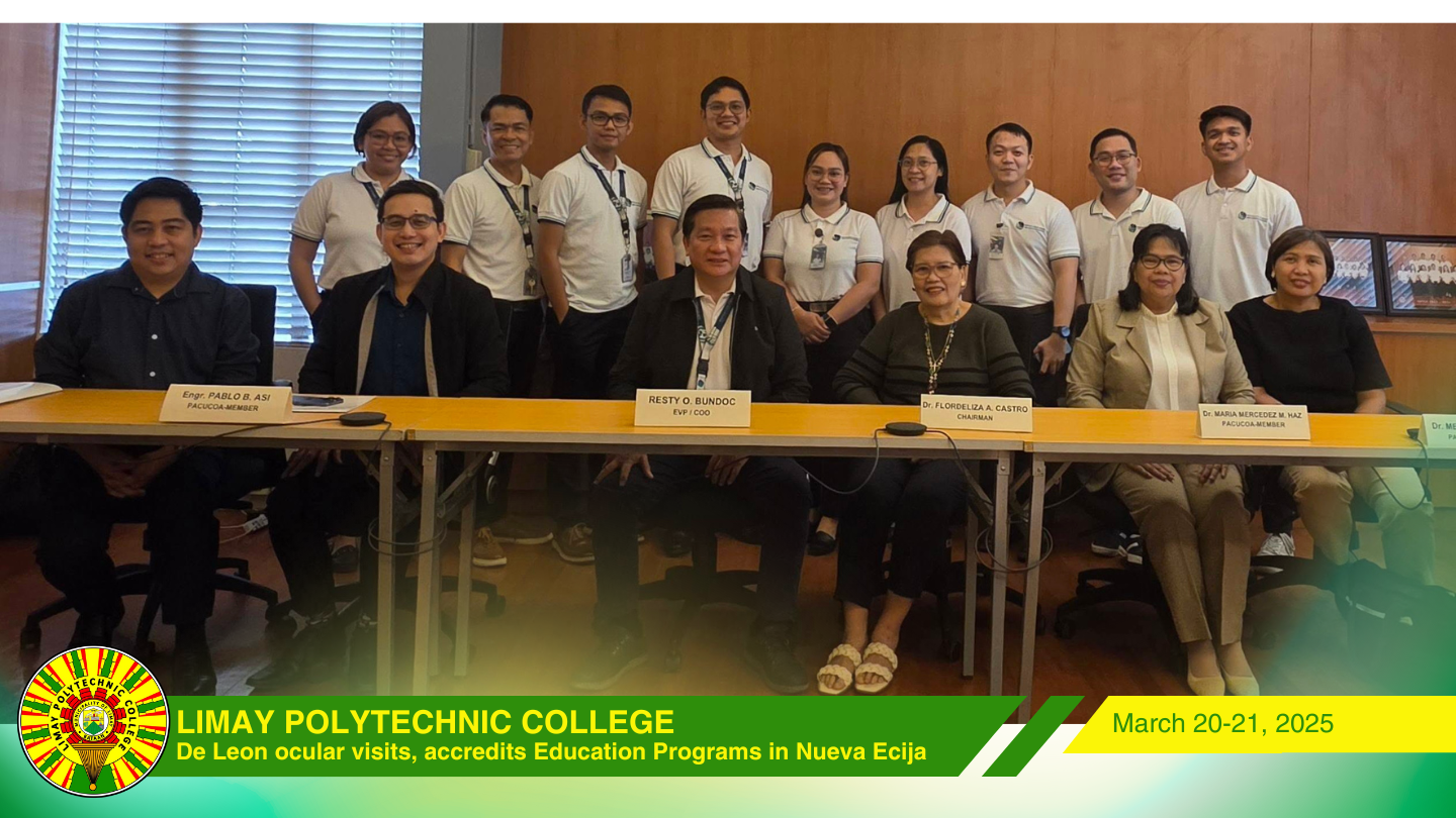 De Leon ocular visits, accredits Education Programs in Nueva Ecija
